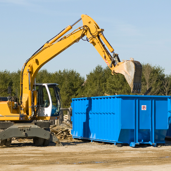 can i choose the location where the residential dumpster will be placed in Marshall